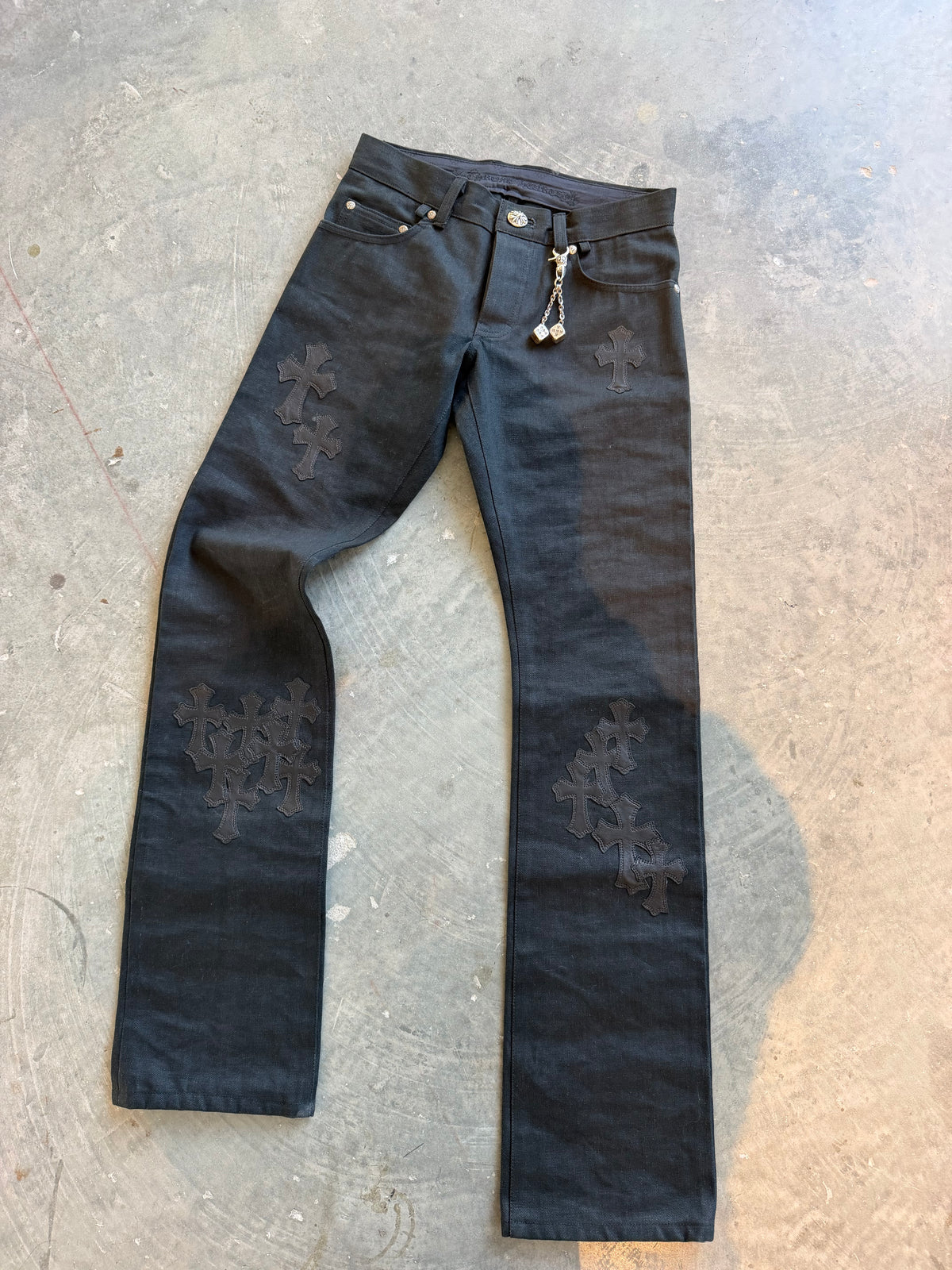 Chrome Jeans Black Patches