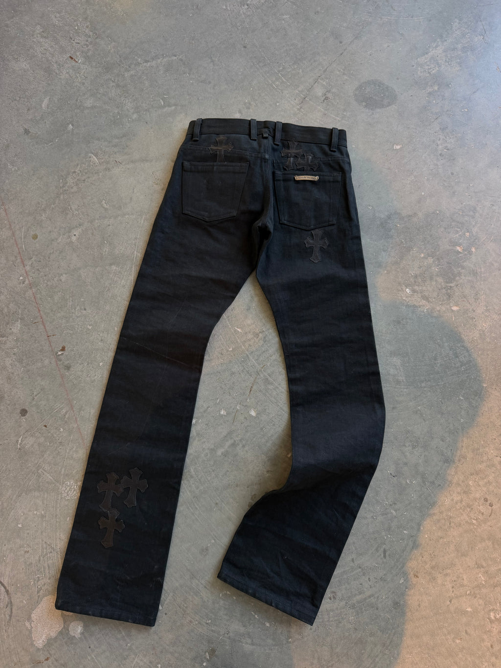 Chrome Jeans Black Patches