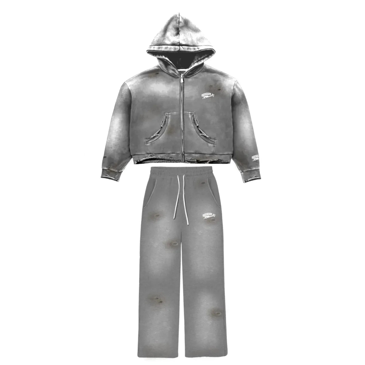 RoughPlay Distressed Sweatsuit (DIRTY GRY)